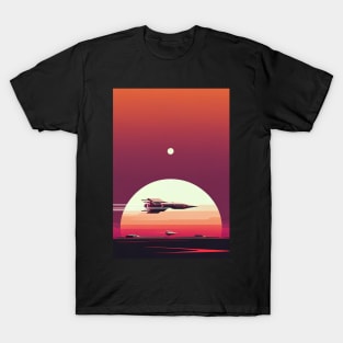 Minimalist Space Exploration T-Shirt